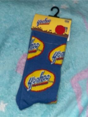 Branded Men's Blue Novelty Yoohoo Socks NWY